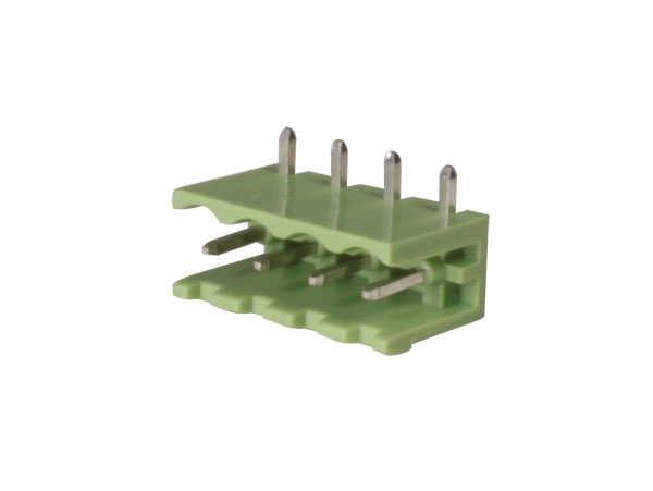 Xinya - 5.08mm Pitch 4 Contacts, 90º Female Pluggable Terminal Block, Cable Mount, 12A, Green - XY2500F-B(5.08)-4P Xinya - 5.08mm Pitch 4 Contacts, 90º Female Pluggable Terminal Block, Cable Mount, 12A, Green - XY2500F-B(5.08)-4P