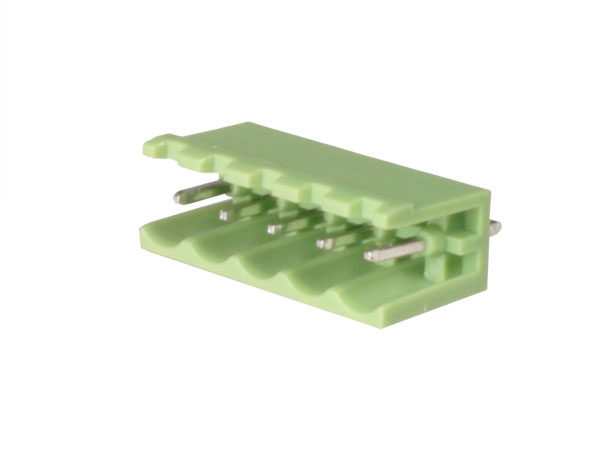 Xinya - Bloco Terminais Plugável Macho Reto Aberto para PCB, 5 Vias, 5.00mm, 15A, Verde - XY2500V-A(5.0)-5P