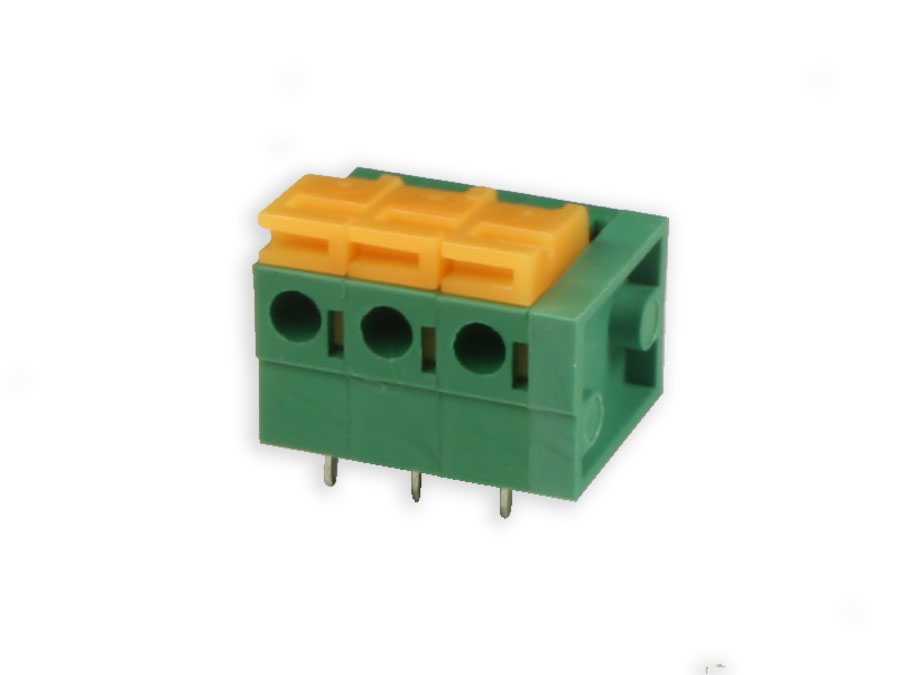 ZHONGYI - Bloc de Jonction Droit pour PCB, Rapide, 3 Contacts, 5.08mm, 15A, Vert - HQ142R-5.08-3P