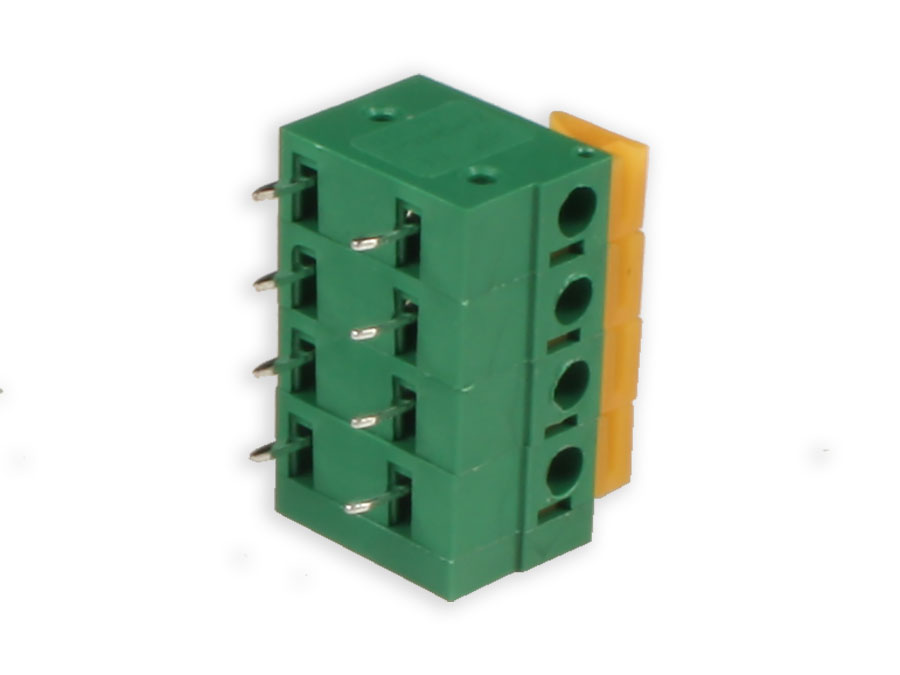 ZHONGYI - Bloc de Jonction Droit pour PCB, Rapide, 3 Contacts, 5.08mm, 15A, Vert - HQ142R-5.08-3P