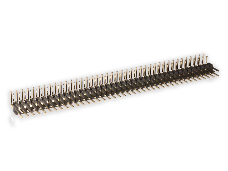 Strip 2.54MM Male Double Angled Pin 80 Contacts