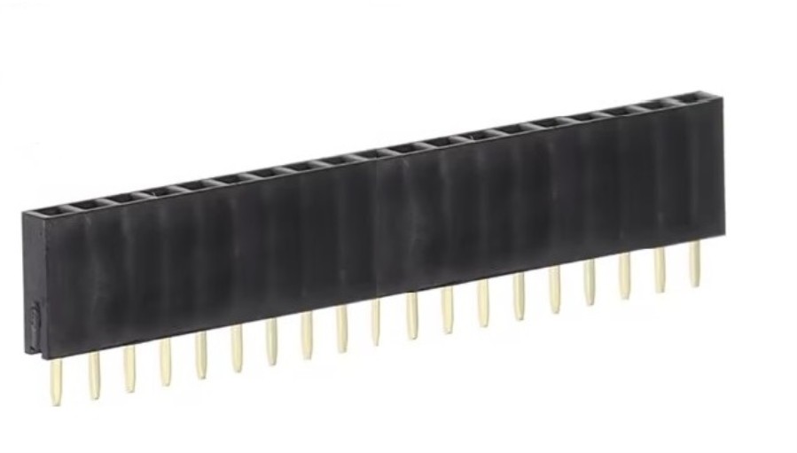 2.54 mm Pitch - Straight Female Header Strip - 19 Pins