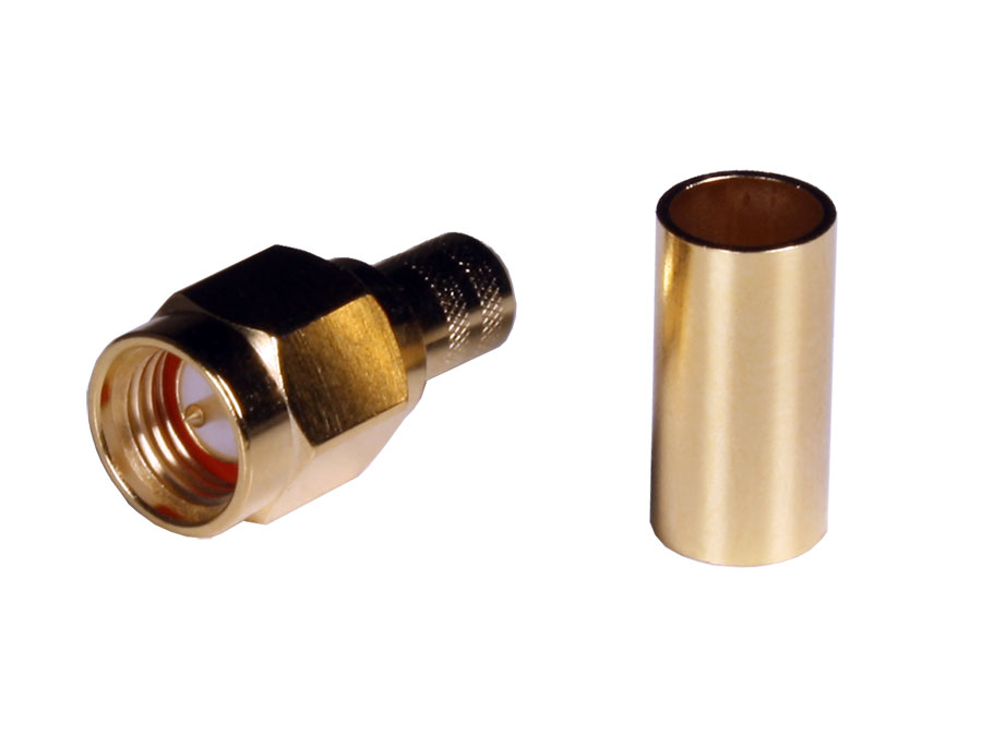 Connecteur SMA Fiche Mâle Droite à Sertir pour RG58 - 05/34005-00