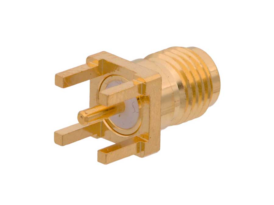 Straight SMA female connector for Printed Circuit