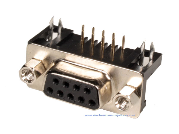 Connecteur sub-D Femelle - 9 Pôles à Carte