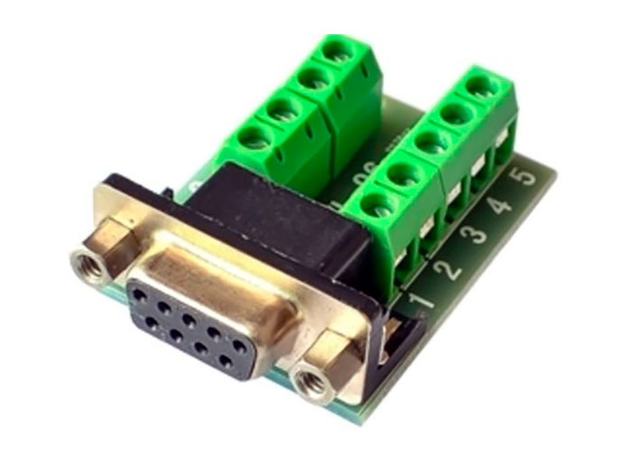 Connecteur Sub-D Femelle - 9 Pôles Connexion à Vis