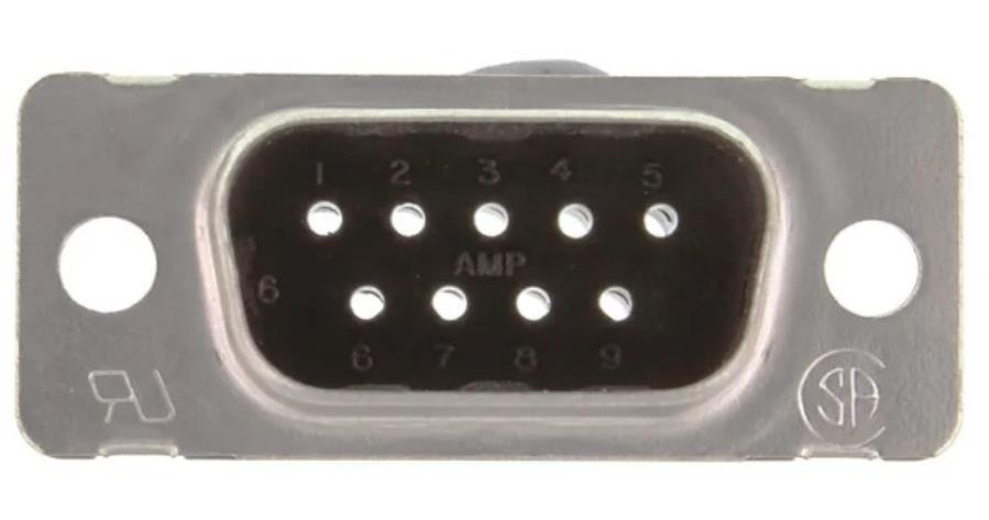 TE Connectivity AMPLIMITE HDP-20 - Connecteur sub-D mâle 9 contacts à sertir - 205204-4