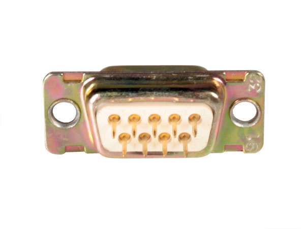 Ficha sub-D Macho Reto - Placa de Circuito Impresso de 9 Pinos