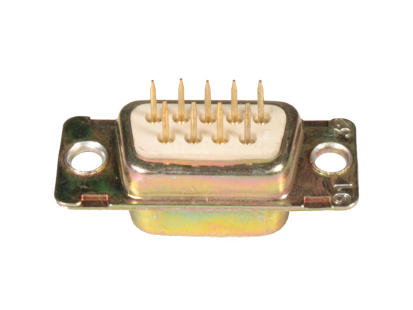 Ficha sub-D Macho Reto - Placa de Circuito Impresso de 9 Pinos