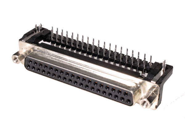 Ficha sub-D Fêmea - 37 Pinos Circuito Impresso