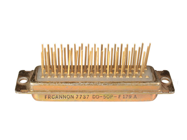 Ficha sub-D Macho - 50 Pinos Circuito Impresso