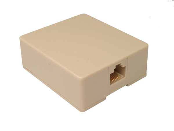 Base de Superfície para 1 Ficha Modular 8P8C (RJ45)