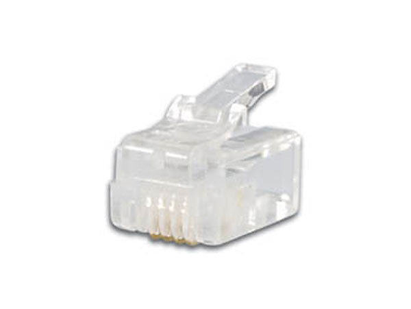 Conector Telefónico Aéreo Macho 6P4C - RJ11