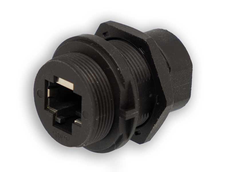 Connecteur Modulaire RJ45 Double Femelle Etanche Panneau RJ45 8P8C FTP CAT6A