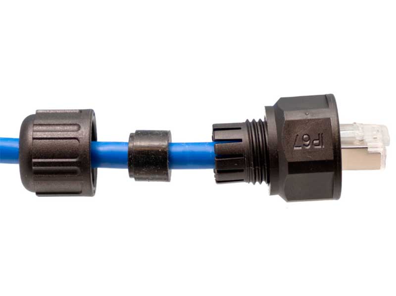 Capot RJ45 étanche IP68 pour CTUA8P8CE4