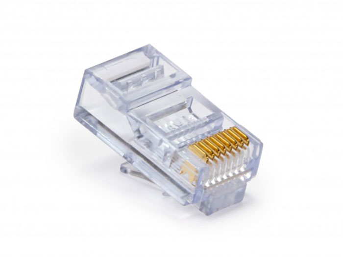 RJ45 EZ - Conector Telefónico Aéreo Macho 8P8C Cat. 5, 6