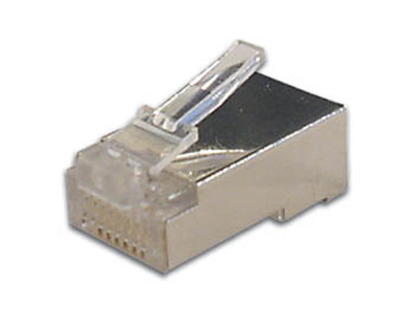 Conector Telefónico Aéreo Macho 8P8C Cat. 5 - RJ45 blindado (RJ49)
