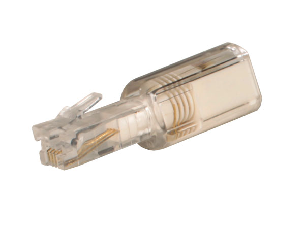 Adaptateur 4P4C - RJ10 de rotation contre l&aposenroulement - 3032