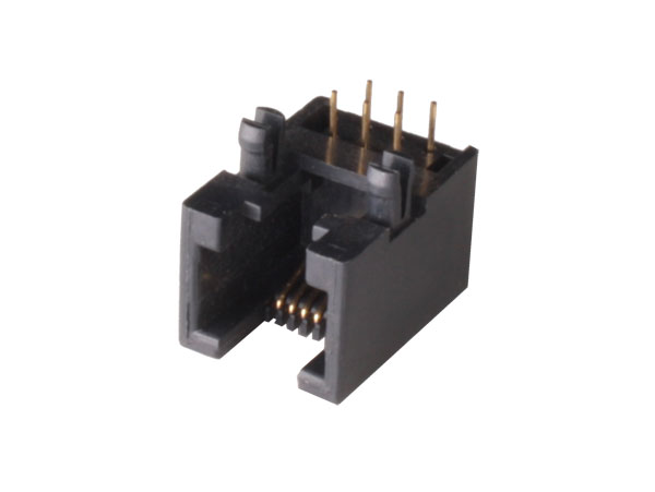 Connecteur Modulaire Circuit Imprimé Femelle 6P6C - RJ12 - horizontal