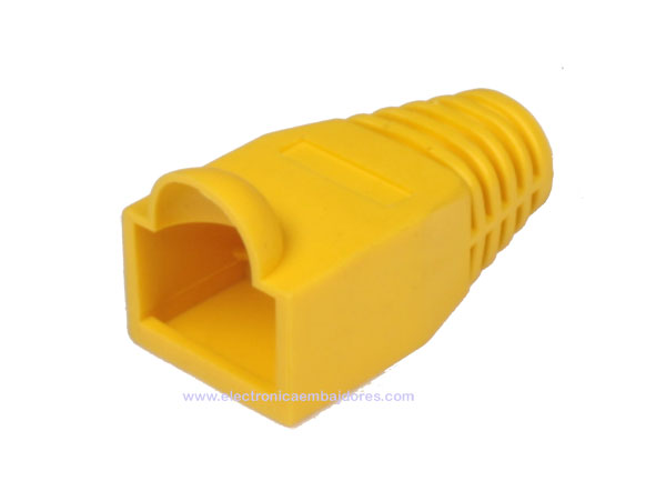 Manchon de Protection pour Fiche RJ45 Cat. 5E - Cat. 6 - Jaune - NR 950-7379/AM