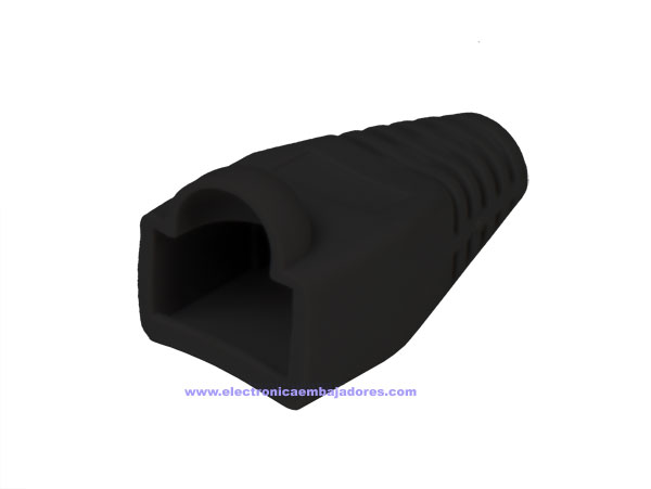 Manchon de Protection pour Fiche RJ45 Cat. 5E - Cat. 6 - Noir - 39.009/N