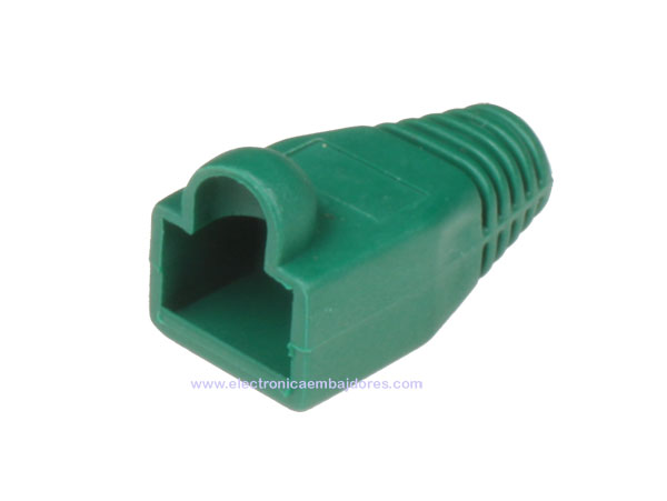 Manchon de Protection pour Fiche RJ45 Cat. 5E - Cat. 6 - Vert