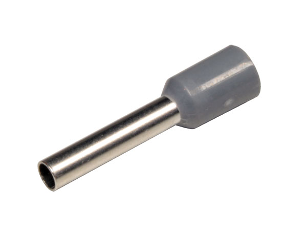 JST TT250L - Ponta Oca Isolada Cinzento 2,5 mm² L=12mm - 100 Unidades