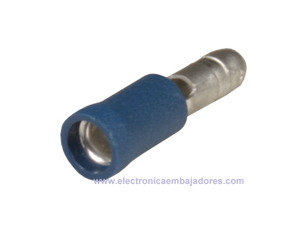 JST FVDGM2-5 - Male Insulated Cylindrical Terminal 2.5 mm² 4 mm - 25 Units - 25104E