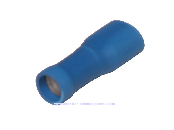 FLVDDF2-187A-8 - Female Fully Insulated Faston Terminal 2.5 mm² 4.8 mm - 100 Units - 25335