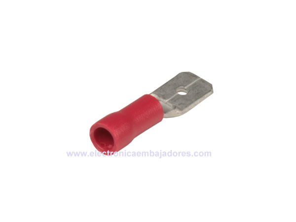 FVDM1.25-250 - Terminal Faston Macho 1,5 mm² 6,3 mm - 25 Unidades - 15117E