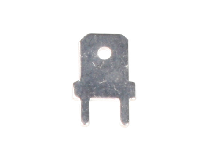 Male Faston Terminal 6.35 mm for Printed Circuit - 100 Units