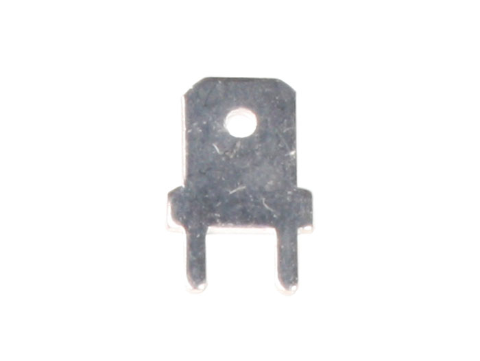 Cosse Faston Mâle 6,35 mm Circuit Imprimé - 100 Unités
