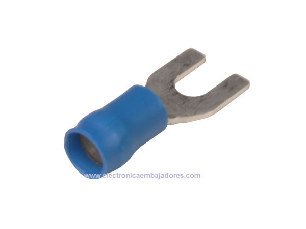 FVWS2-3A - Insulated Fork Terminal 2.5 mm² Ø3.7-8.5 mm - 25 Units - 25337A