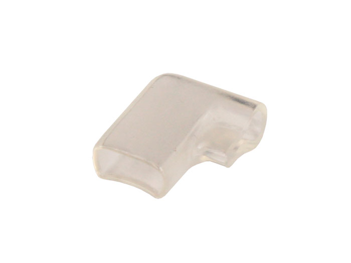 Female Right Angled Faston Terminal Case 6.4 mm - 100 Units - Transparent