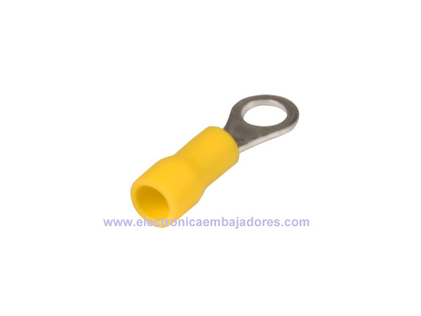 JST FV0.5-3 - Cosse Rond Isolé 0,5 mm² Ø3,2-5,2 mm - 100 Unités - 05132
