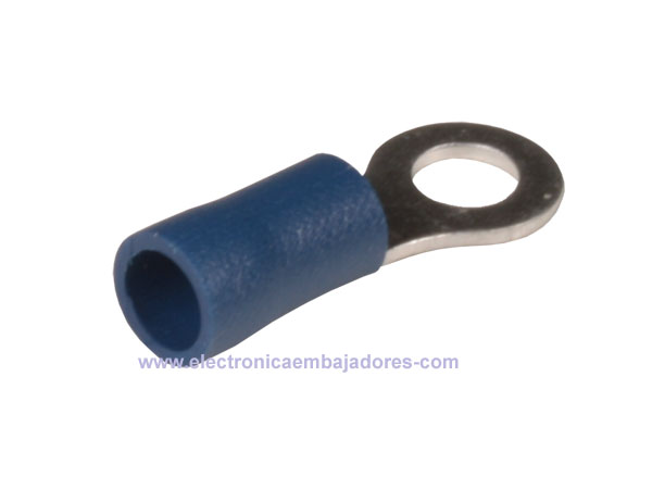 JST FVWS2-4 - Terminal Redondo Isolado 2,5 mm² Ø4,3-8,5 mm - 25 Unidades - 25643