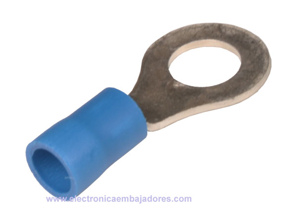 JST FVWS2-6 - Terminal Redondo Aislado 2,5 mm² Ø6,4-12 mm - 25 Unidades - 25165