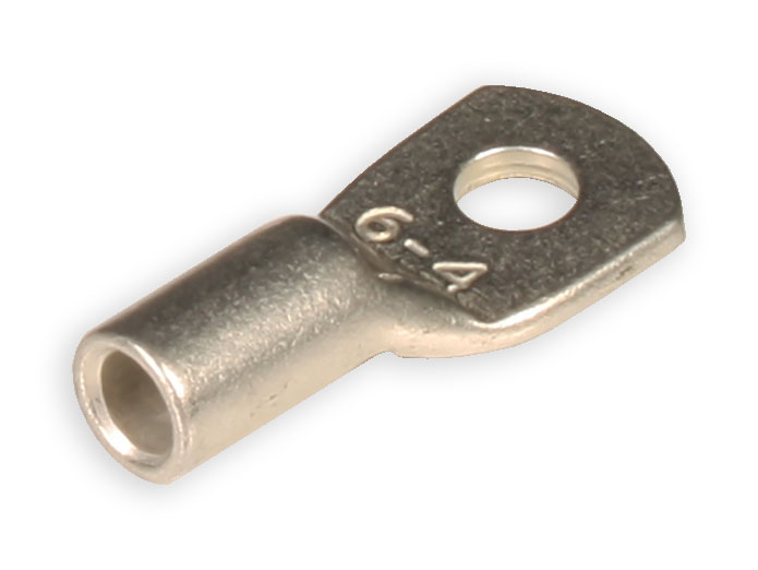 JST - Terminal de Cobre Tubular Redondo 4,0MM² Ø4,8 B=10,3MM - 100 Unidades - TC-4-6