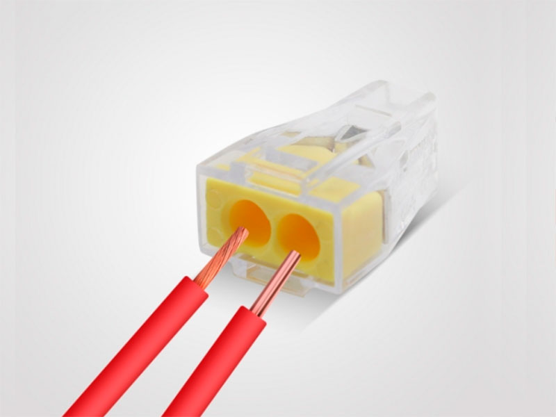 Push Splice Cable Connector Conductor - 2 Contacts Up to 2.5 mm²