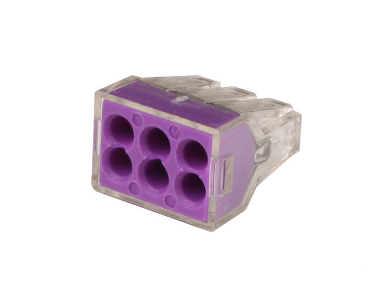 Splice connector 6 contacts up to 2.5 mm²