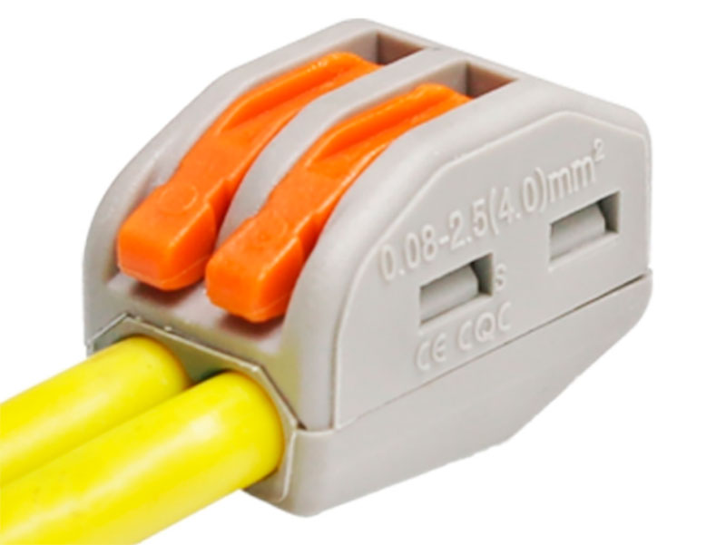 Connecteur D&aposépissure 2 Contacts - 0,08 .. 4 mm²