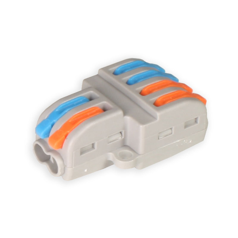 Conector Emenda 6 Contatos - 0,08 .. 4 mm² - 2 vias de 3 contactos