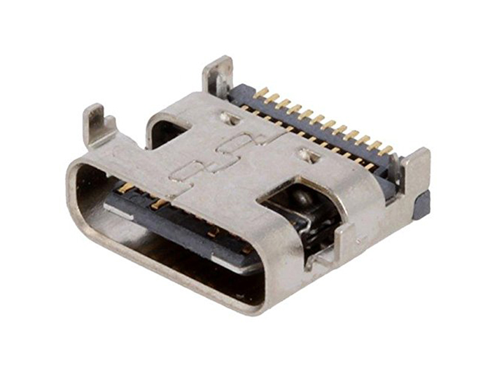 Conector USB-C Hembra Circuito Impreso - USB 3.1 - USB-C31-S-RA-SMT-BK