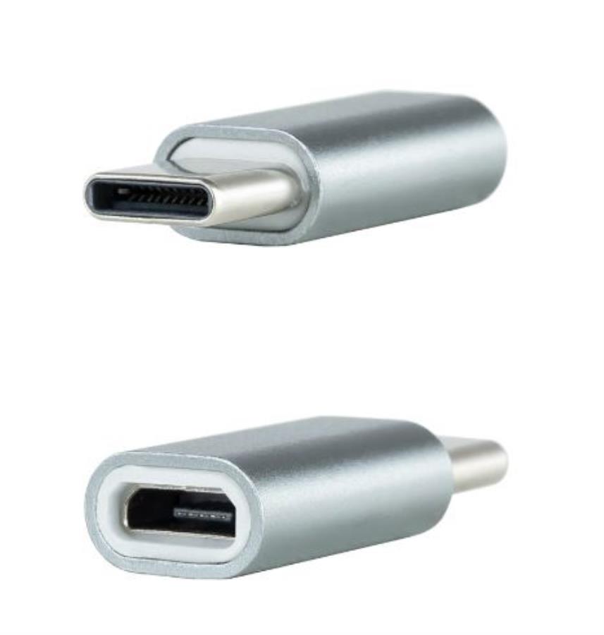 Nanocable -  Adaptador USB-C Macho - Micro USB-B Hembra - 10.02.0011