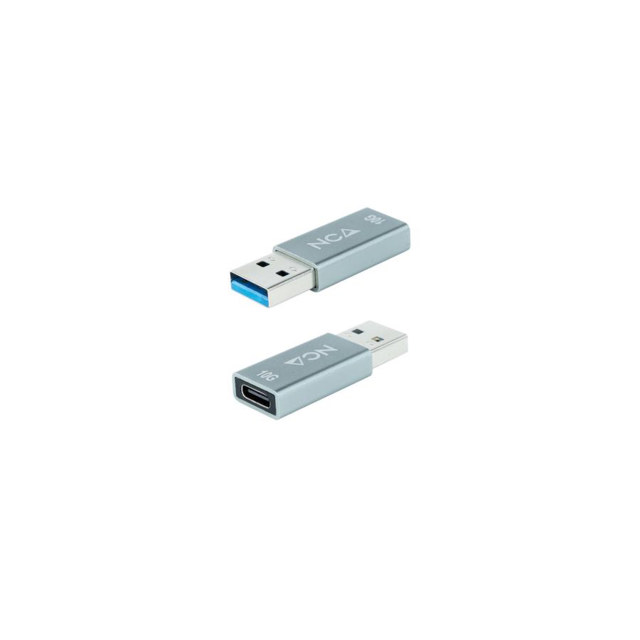 Nanocable 10.02.0013 - Adaptador USB-C Hembra - USB-A Macho 3.1 Gen 2