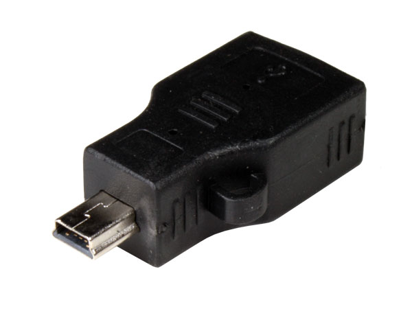 Adaptador USB-A Fêmea - mini-USB-A 5p