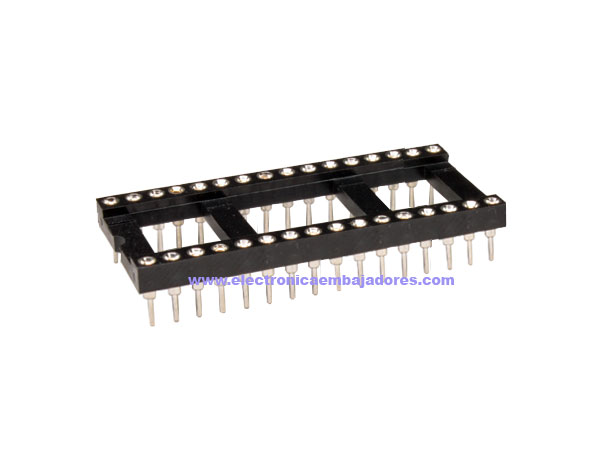 Support de Circuit Intégré DIL 32 Pòles Large - Pin Sécable