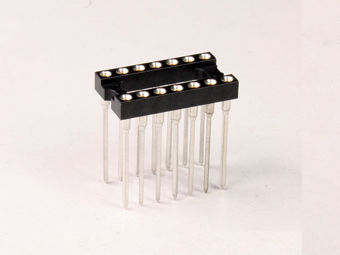 DIL 14 Integrated Circuit Socket - Wraping - 7,62 mm - 02-123.87.314.41.001