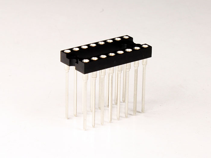 DIL16 Integrated Circuit Socket - Narrow Pins - Wraping - 02-123.87.316.41.001