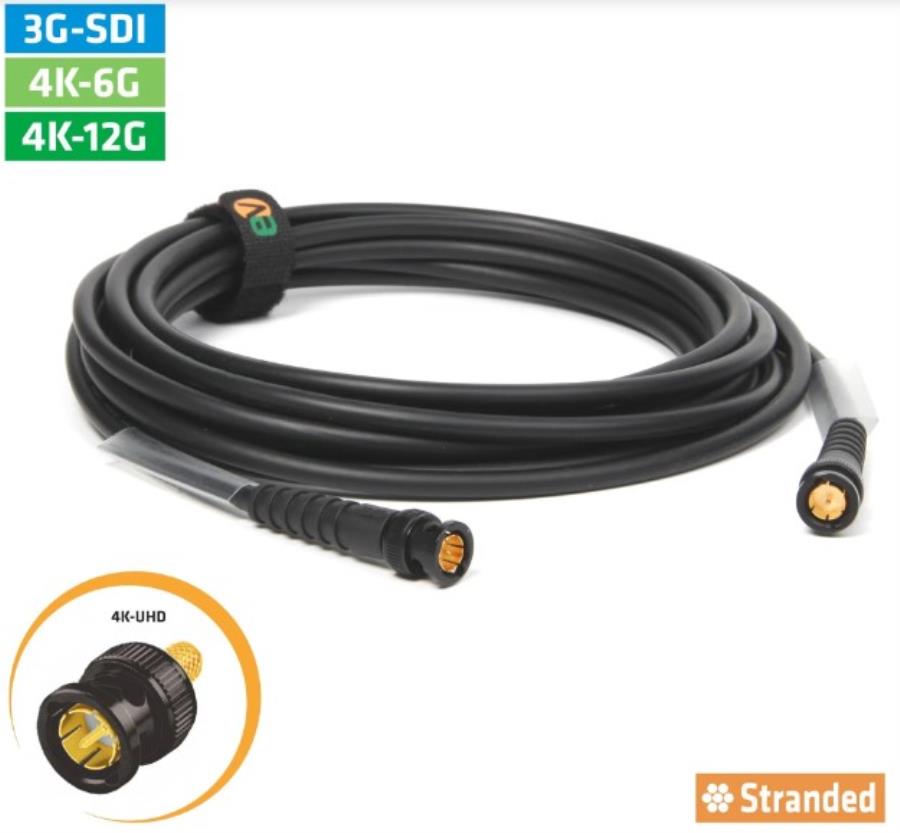 Emelec EQ234N/0030N - Conexão de Vídeo BNC - BNC - 4K-UHD 12G-SDI - 3 m